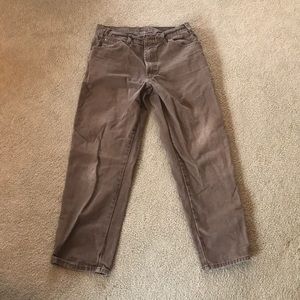 Dickies tan canvas denim work pants 34x32 men’s